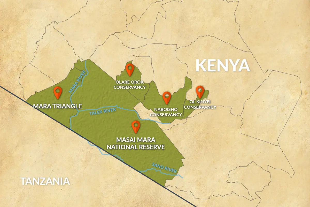 Where is Maasai Mara National Reserve Located?
