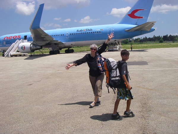 Arrival in Abeid Amani Karume International Airport (Zanzibar)
