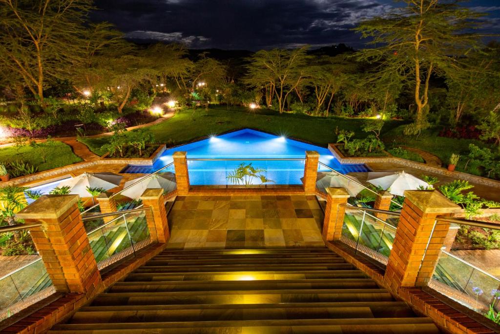You will spend a night at The retreat at Ngorongoro