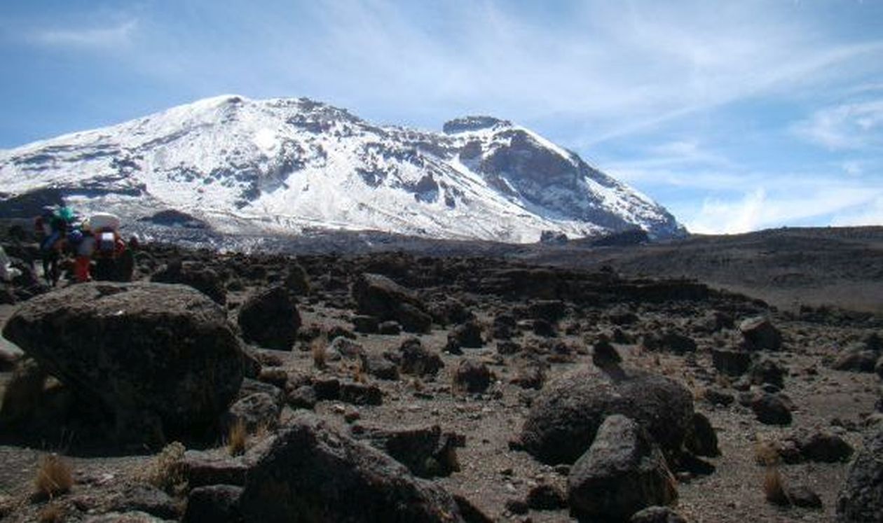 Hiking From Machame Camp To Shira Camp on this Kilimanjaro hiking tour